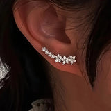 Éclore | Boucles d’oreilles classiques fleuri