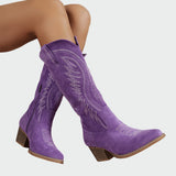Viiu | Bottes élégantes à broderies d’inspiration western