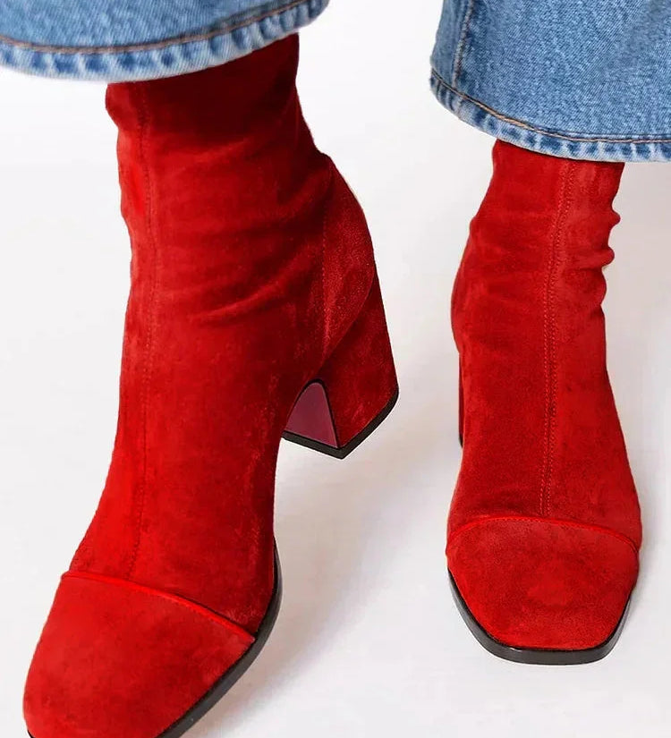 Ava | Bottes chic à talon Cheville