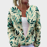Francisca | Gilet Douillet Automne fleuri