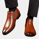 Simon | Bottes chic en cuir Cheville