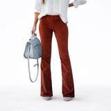 Chloé | Pantalon à jambes larges en velours côtelé