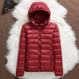 Aamu | Veste mi-saison, rouge profond