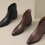 Lina | Bottes montantes élégantes à talon carré pour femme