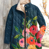 Frances | Veste matelassée à motif fleuri champêtre