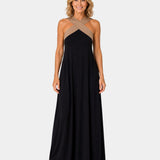 Iva | Robe longue à brides croisées