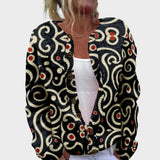 Gabriela | Gilet avec Automne motif fleuri