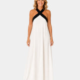 Iva | Robe longue à brides croisées