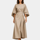 Ariane | Robe longue élégante à manches kimono