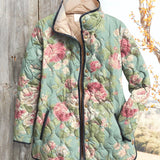 Winifred | Veste matelassée à imprimé marguerites