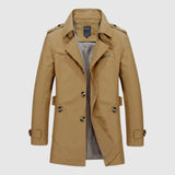 Deivids | Manteau long classique d’inspiration vintage
