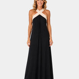 Iva | Robe longue à brides croisées