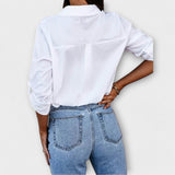 Jessica | Blouse Contemporain avec Col épuré