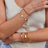 Domitille | Bracelet doré élégant