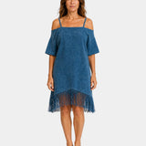 Héloïsette | Robe franges-orné bride
