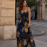 Bertholine | Robe élégante fleuri maxi