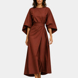 Ariane | Robe longue élégante à manches kimono