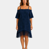 Héloïsette | Robe franges-orné bride