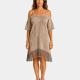 Héloïsette | Robe franges-orné bride