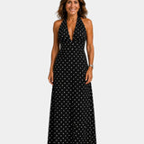 Lucerenne | Robe à imprimé pois