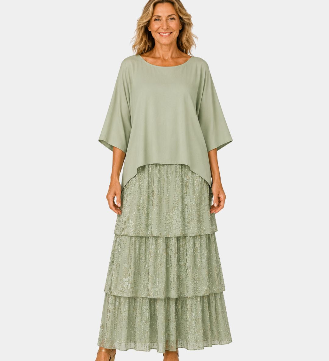 Agnès | Robe longue chic et fluide