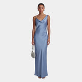 Philippine | Robe longue en satin pour femme