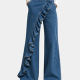 Aïssata | Pantalon fluide Volant