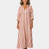 Nantilde | Robe Rayé midi