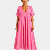 Basine | Robe à col en V légère maxi