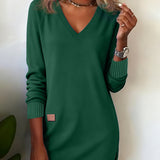 Pull chic à col en V