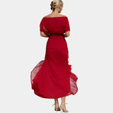 Nina | Robe à col en V longue fleuri