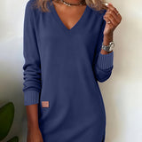 Pull chic à col en V