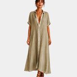 Beryl | Robe avec détail chemise