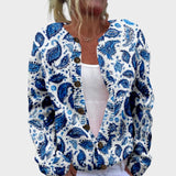 Marija | Pull Automne fleuri à motifs