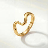 Daphne | Bague ondulée