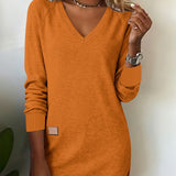 Pull chic à col en V