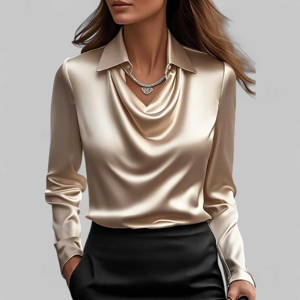 Theresa | Blouse sophistiquée en satin femme