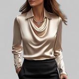 Theresa | Blouse sophistiquée en satin femme