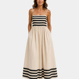 Ismeralda | Robe Rayé maxi