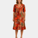 Adèle | Robe à col en V