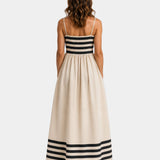 Ismeralda | Robe Rayé maxi