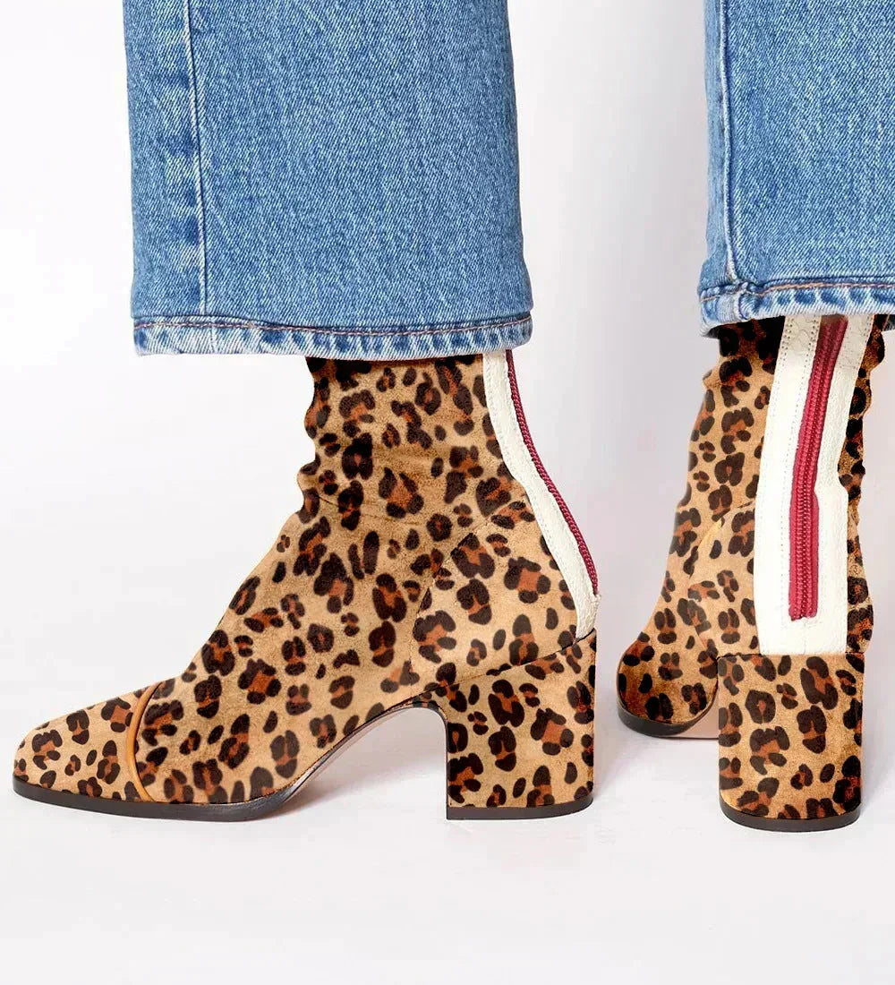 Ava | Bottes chic à talon Cheville