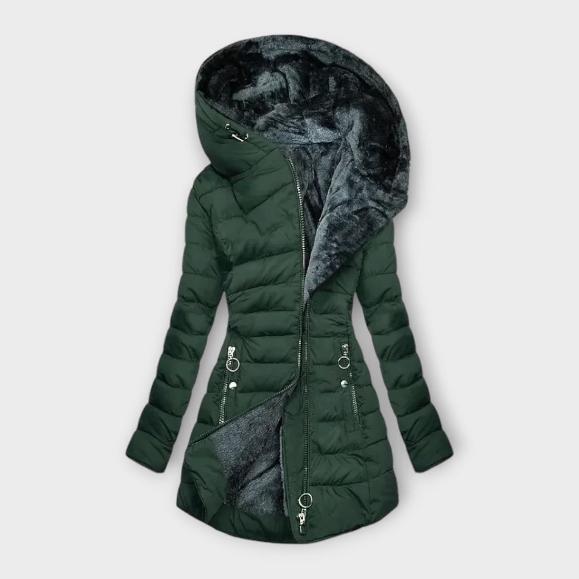 Joana | Manteau Luxueux Fourrure