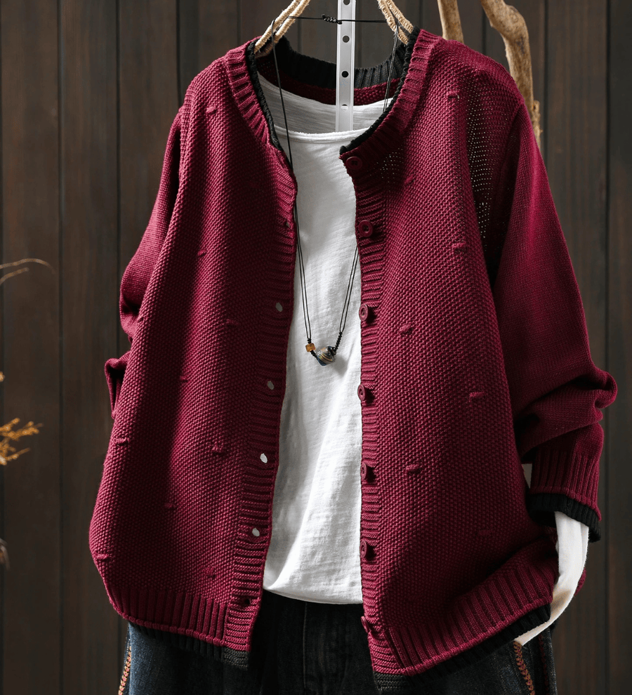 Isadora | Gilet Douillet texturé en maille