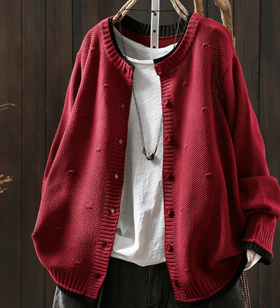 Isadora | Gilet Douillet texturé en maille