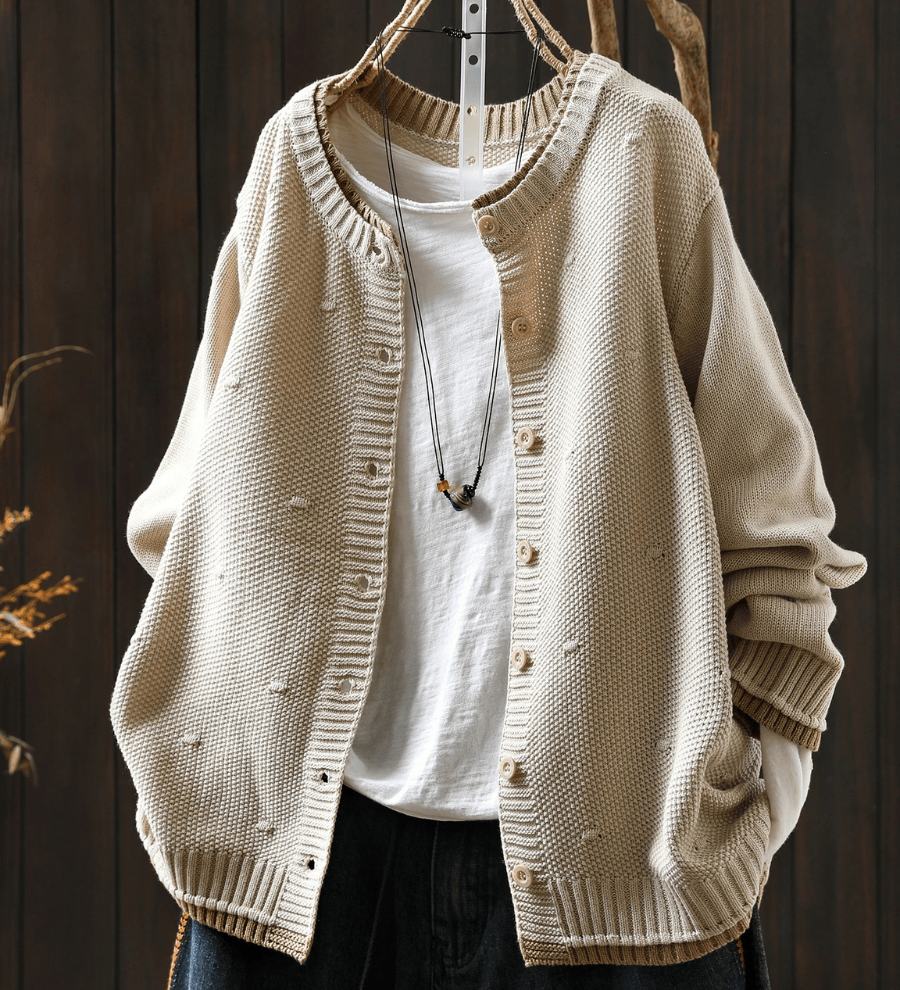 Isadora | Gilet Douillet texturé en maille