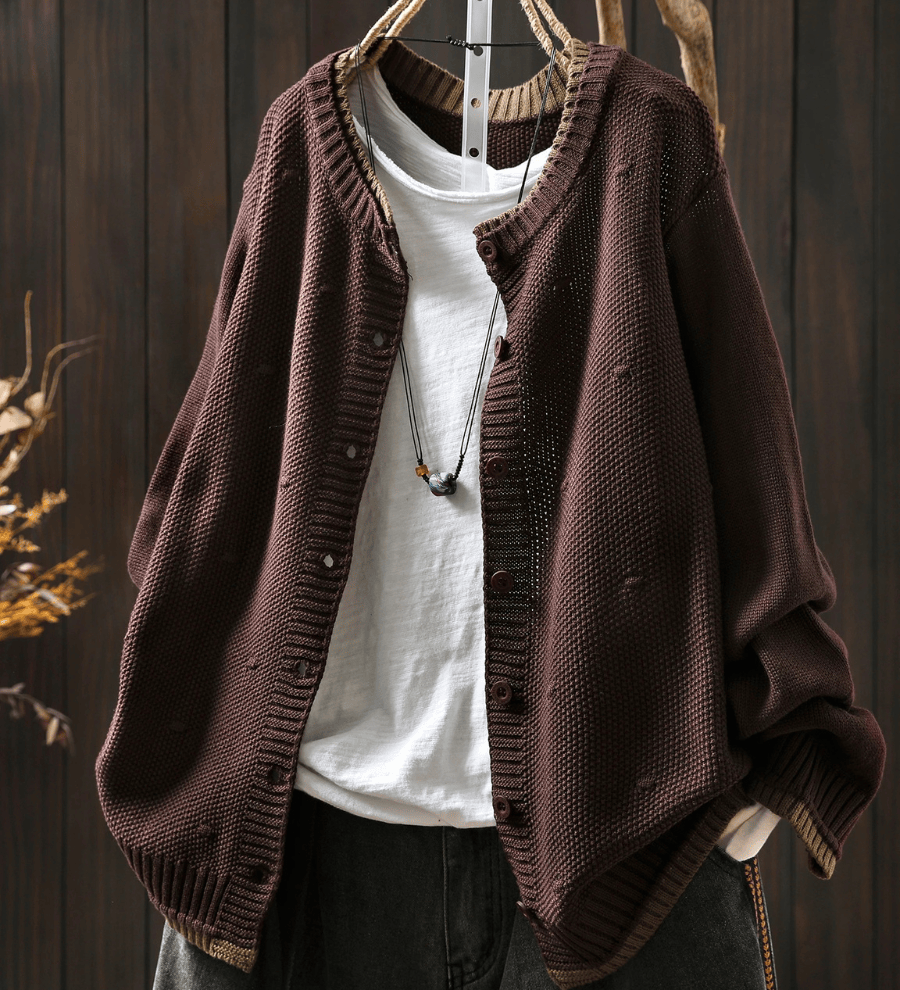 Isadora | Gilet Douillet texturé en maille