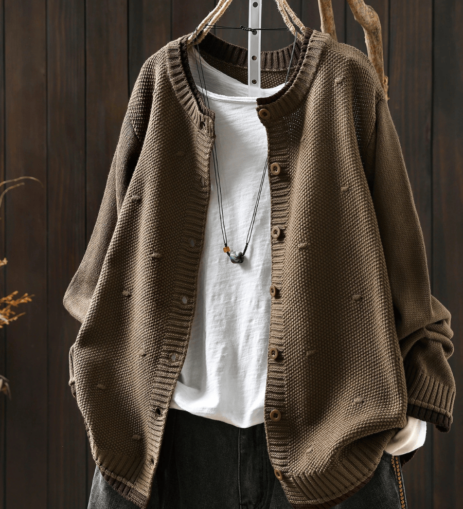 Isadora | Gilet Douillet texturé en maille