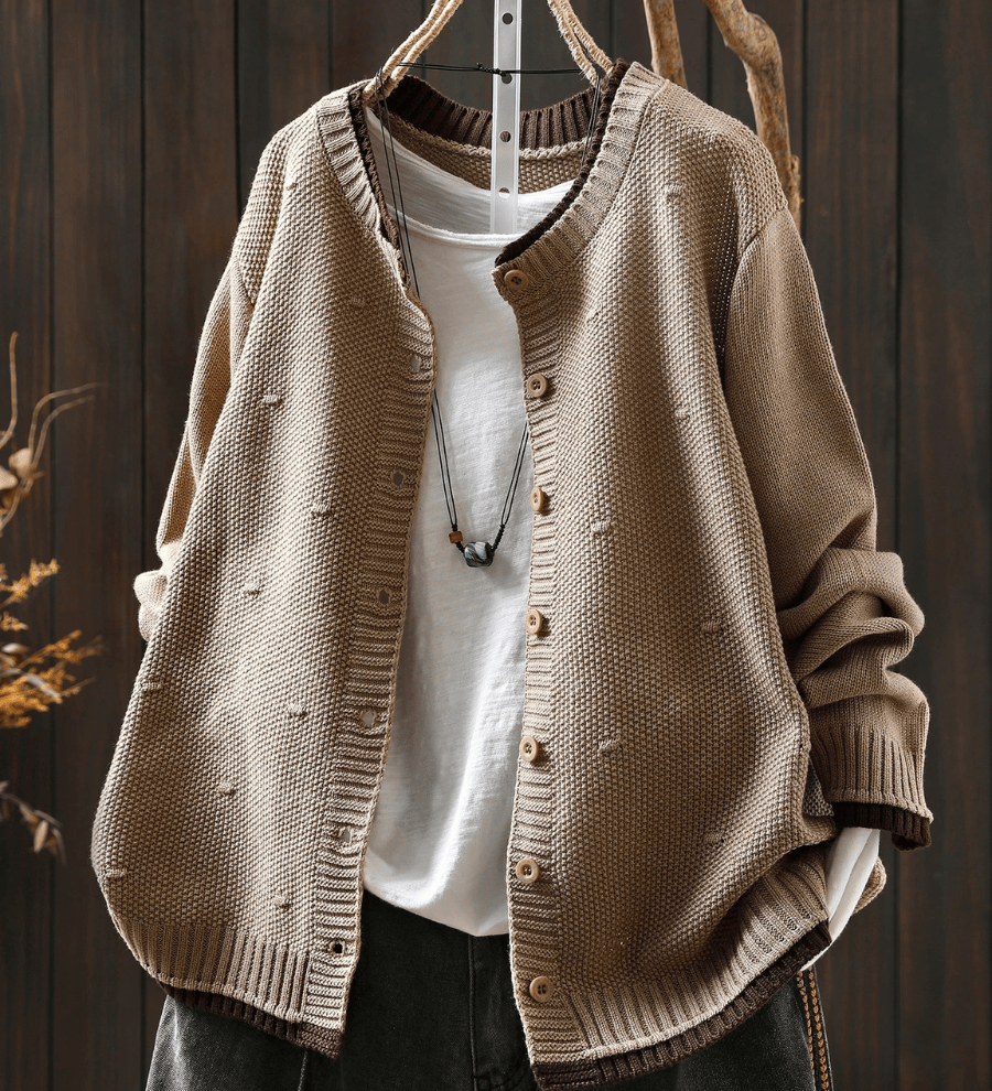 Isadora | Gilet Douillet texturé en maille