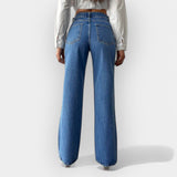 Anaïs | Taille haute denim court